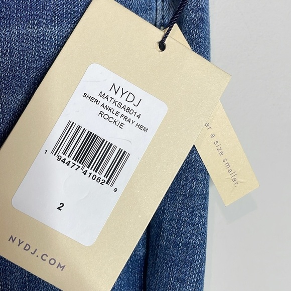 NYDJ |  Women's Sheri Slim Ankle Frey Jeans LiftXTuck in Rockie Size 2 NWT - Picture 4 of 8